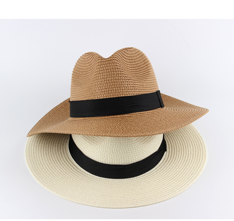 New Summer Men′s and Women′s Unisex Sunshade Straw Hats