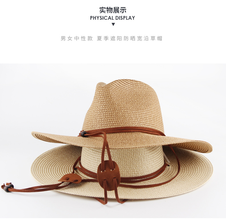 Summer Sunshade Wide-Brimmed Outdoor Travel Beach Hat