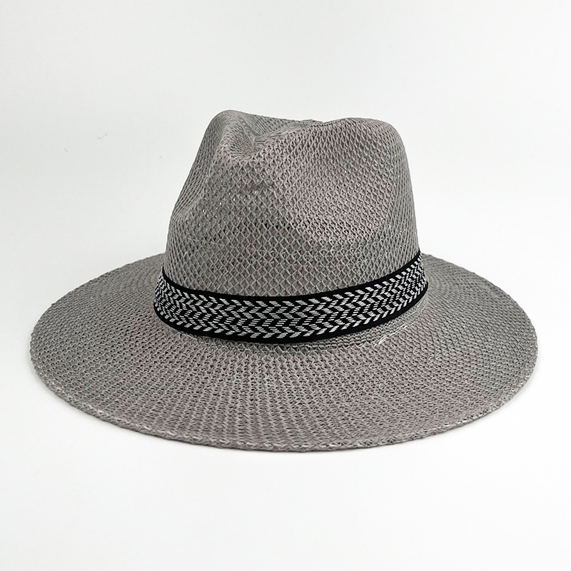 Summer raffia straw hat