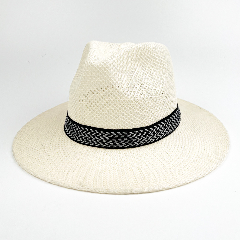 Summer raffia straw hat