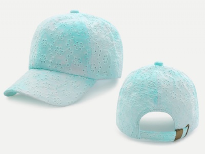Cutout fabric baseball cap