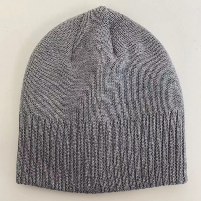 Recycle polyester double layer beanie