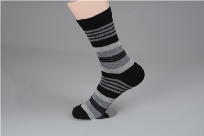 Striped knitted socks
