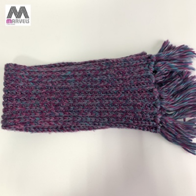 Twisted Yarn Knitted Scarf