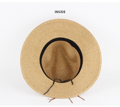 New Korean Version Men and Women Couple Beach Straw Hat