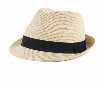 Couples Gentlemen′s Small Short-Brimmed British Jazz Straw Hat