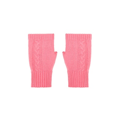 Ins Style Cable Knit Fingerless Gloves