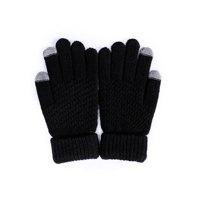 Finger Touch Screen Cable Knit Gloves