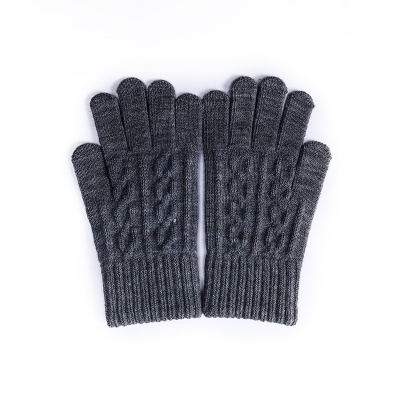 Five Fingers Cable Knit Gloves