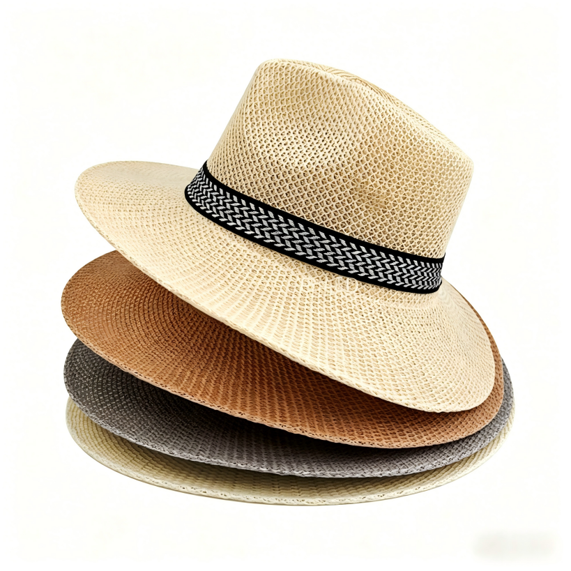 Stylish Summer Raffia Straw Sun Hat for Beach Days