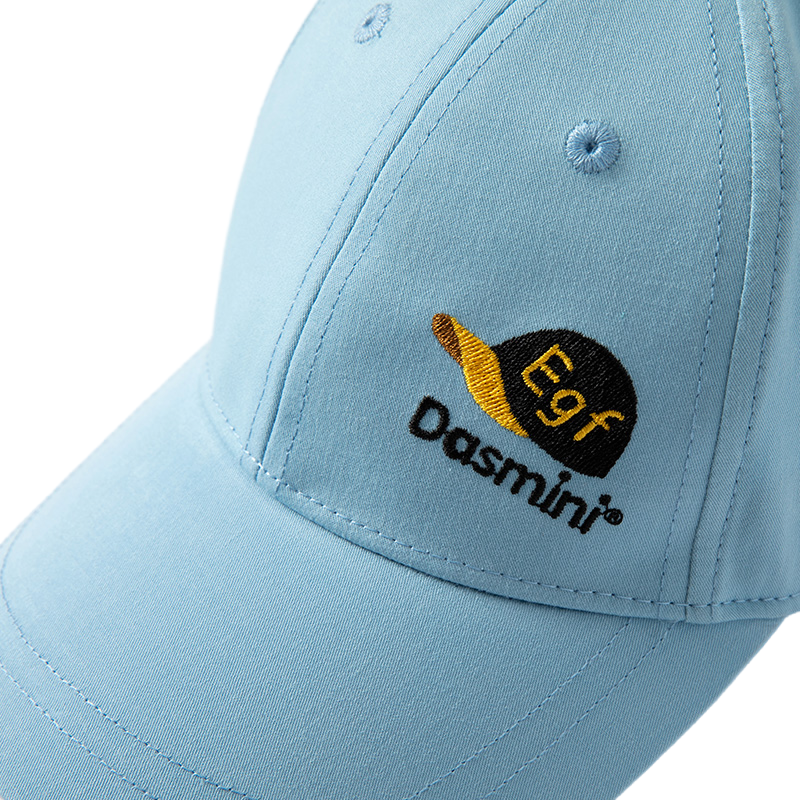 Logo Embroidered Cotton Adjustable Sun Hat