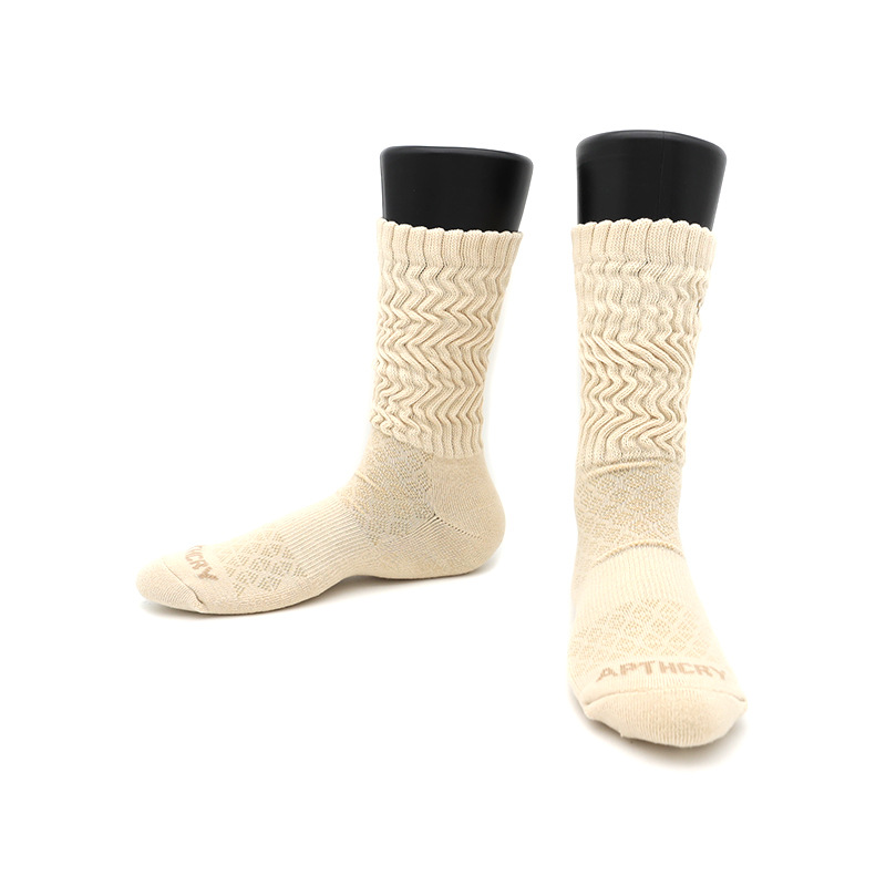 Loose Ribcage Pile Up Socks